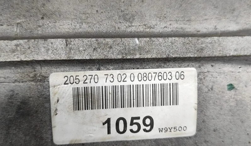 MERCEDES-BENZ C W205 gearbox 125 kW 2017 full