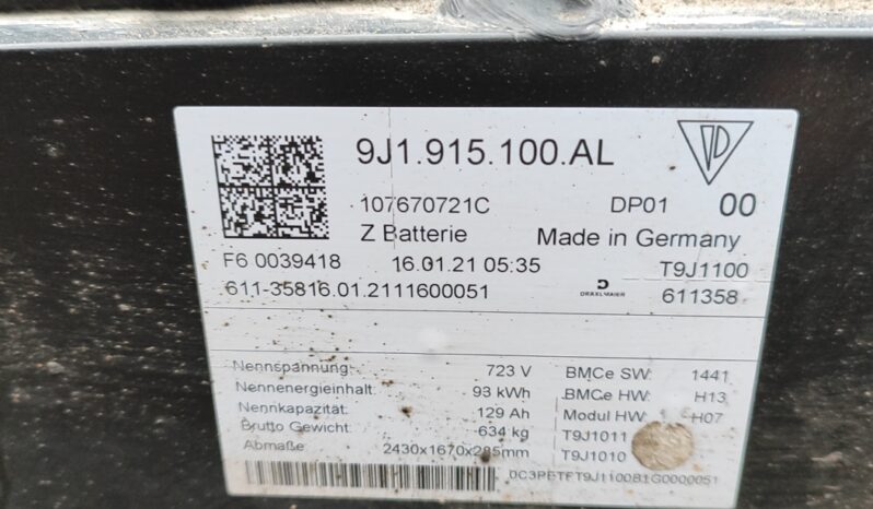 AUDI E-TRON GT battery  2022 pieno