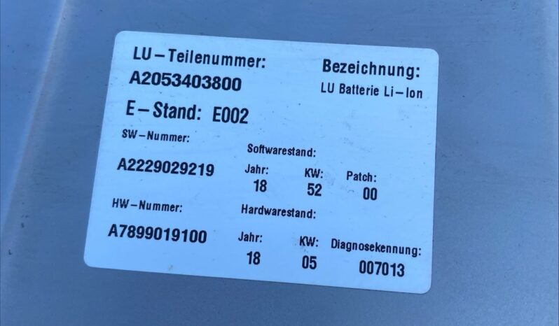MERCEDES-BENZ C T-Model S205 battery  2019 pieno