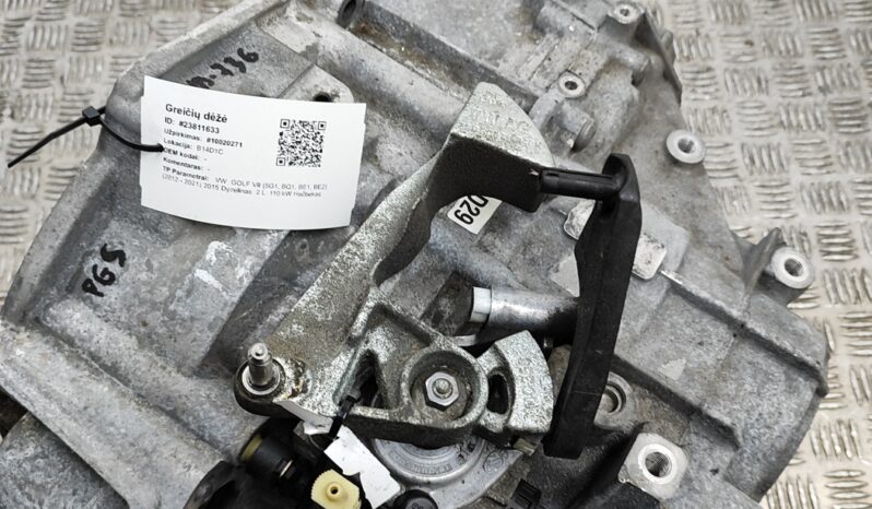 VW GOLF VII 5G1, BQ1, BE1, BE2 gearbox hatchback 110 kW full