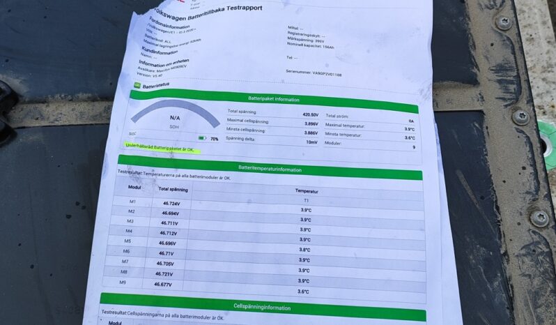 VW ID.3 E11 battery  2023 full