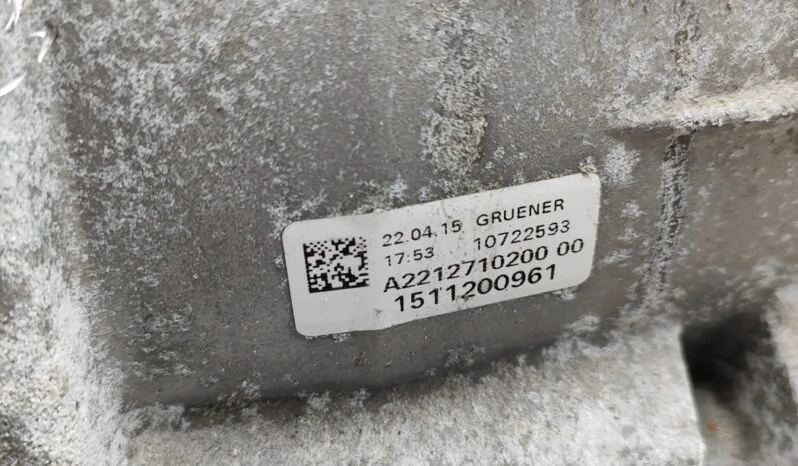 MERCEDES-BENZ E W212 gearbox 225 kW 2015 full